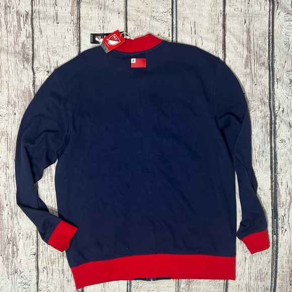 New England Revolution Adidas New Zip Up Track Jacket Soccer Futbol MLS Mens - Picture 2 of 6